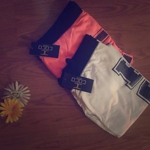 Twσ CσCσ Límσn Ѕwєαtѕ Pínk/Lσvє Whítє/Вσѕѕ NWT